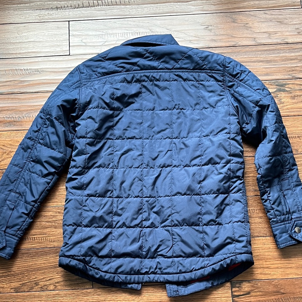 GAP Boy’s Navy Quilted Shirt Jacket - Picture 4 of 4